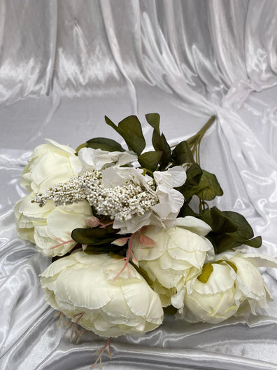 Peony ivory floral